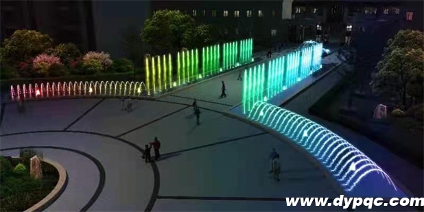 四川隆昌某小区水景喷泉工程